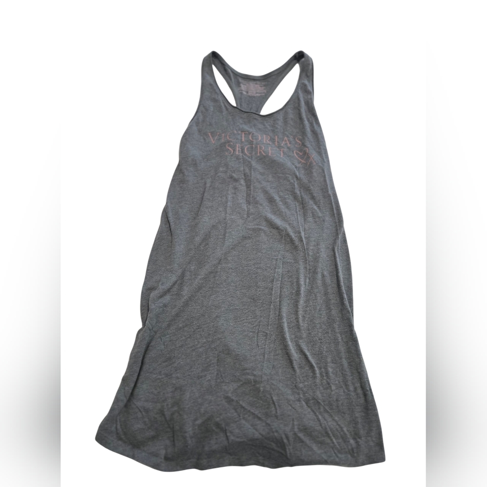 Victoria's Secret Grey Razorback Sleep Gown Small
